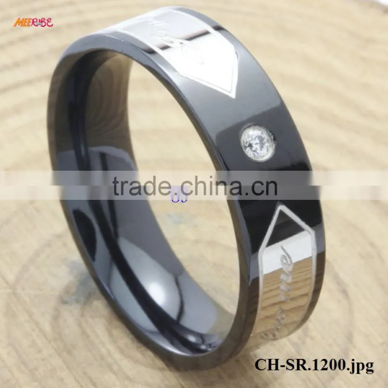 Unique Domed Titanium Ring Pink Masonic High Tech Wedding Rings On sales