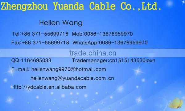 Multi-cores Copper Round 4*16mm Crane Cable Power Cable for Crane