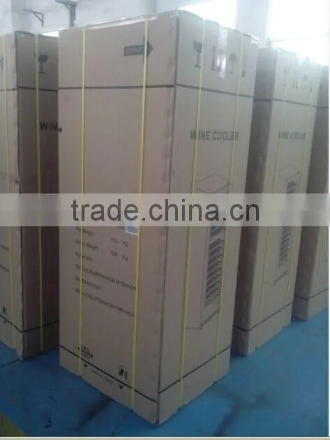 Imported oak wine cabinet furniture Barrel Shape Electric Wine Barrel Fridge Cabinet OEM Color Logo