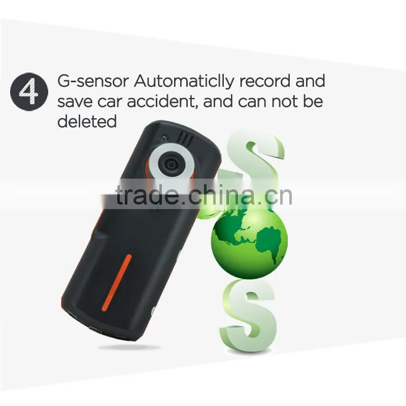 HD 2.7"screen dual camera 720p vehicle dvr car blackbox