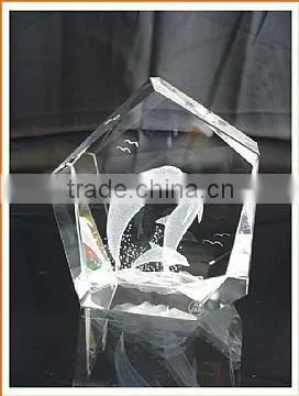 New design crystal paperweight