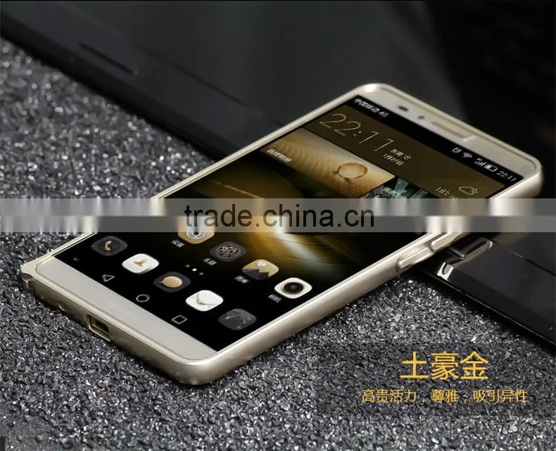 Metal Bumper Aluminum Phone Case for Huawei Y635 Smart Cover Case for Huawei Ascend Mate 7
