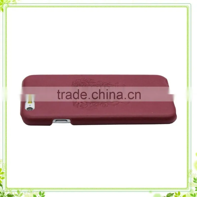 Free Sample PC Add Leather Mobile Phone Cases For iPhone 6