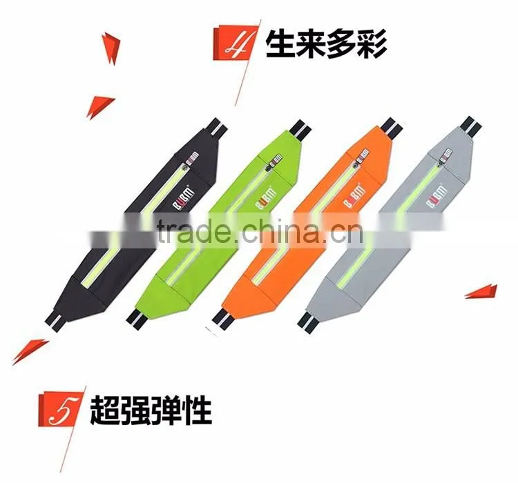 BUBM outdoor sport neoprene ultrathin bum bags waterproof waist bag ruuning belt