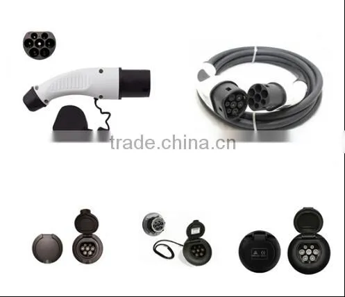 16A Type2 EV Adaptor male Plug For Electric Vehicle Charging