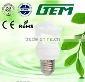 European Standard Spiral E14 8W/9W/11W Energy Saving Bulb,CFL Bulb With EMC RoHS