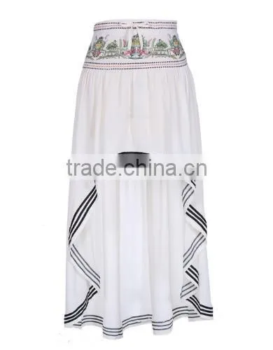 New Stylish Lady Women's Fashion Leisure Beach Sexy Irregular Length Chiffon Skirt