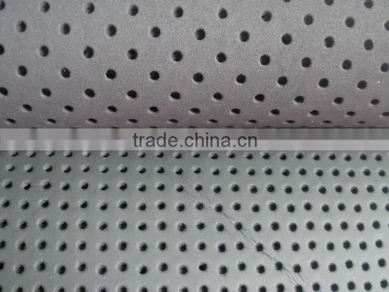perforated diving fabric hole neoprene rubber sheet / circular hole square hole