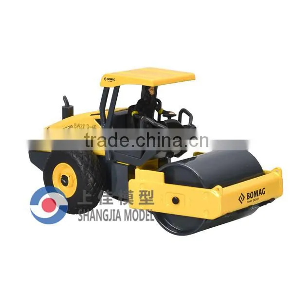 Miniature model, diecast model road roller,scale model toy manufacturer