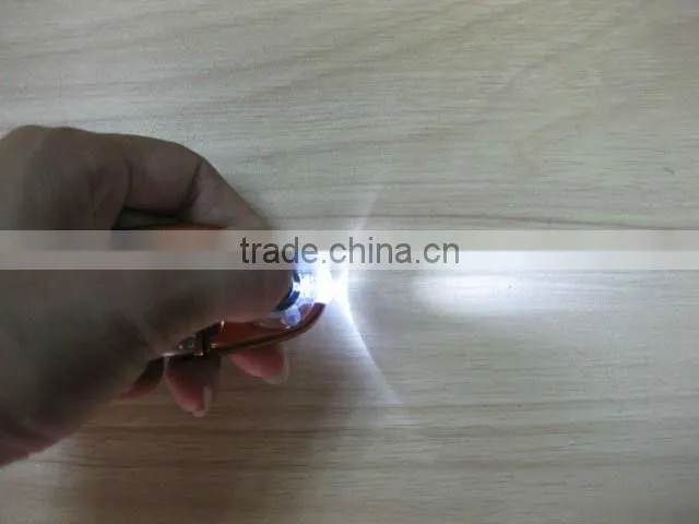 Fish shape ROHS aluminium LED carabiner