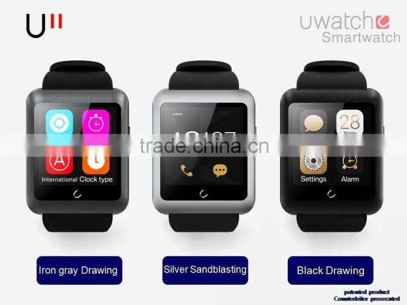 Fashion Smart Watch U11,Support Sim Card,Bluetooth 4.0 Smart Clock,Support GSM Call,Bluetooth Communication