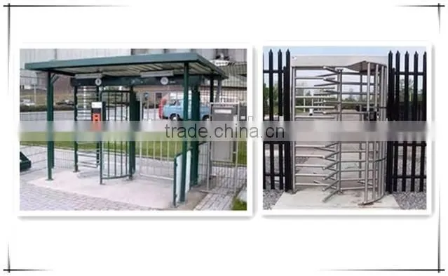 intelligent double lane pedestrian full height rfid turnstile price promotion