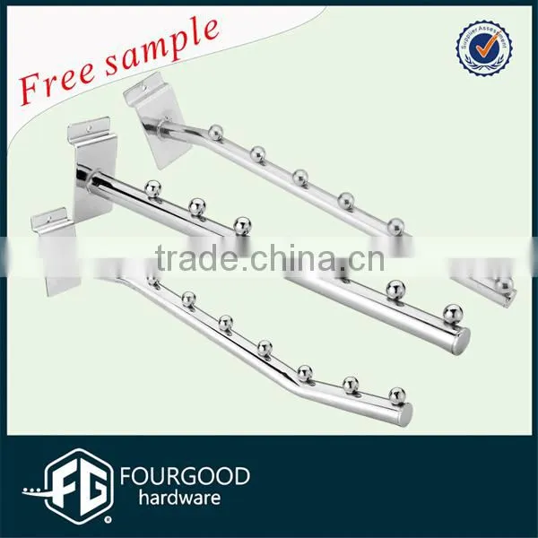 Fashional metal MDF clothing display hook in shop