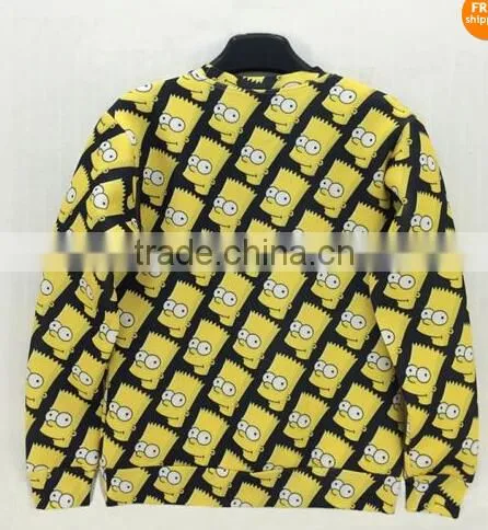 2014 Fashion Loving Heart Print Women Sweatshirt Long Sleeve Hoodies