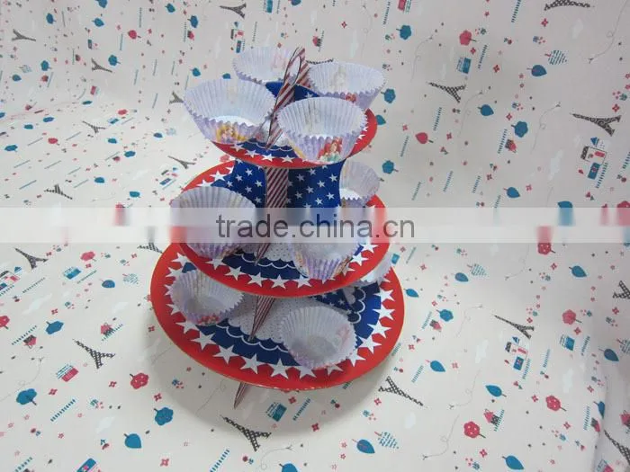 3 layers cake stand