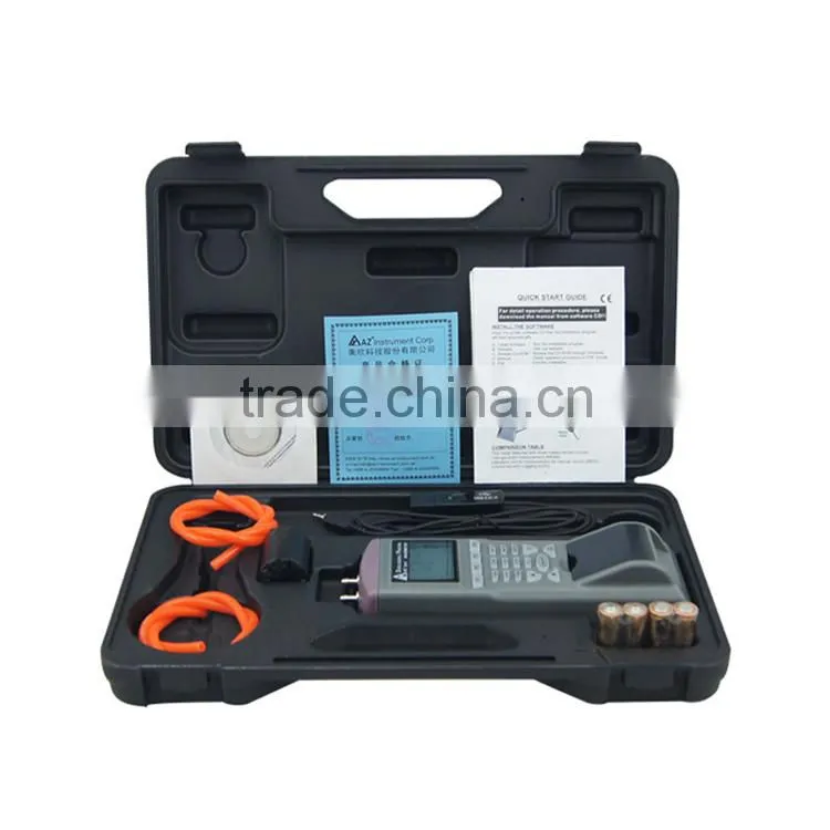 AZ9835 Automatically Record Up To 12000 Points Digital Differential Pressure Data Logger Printer