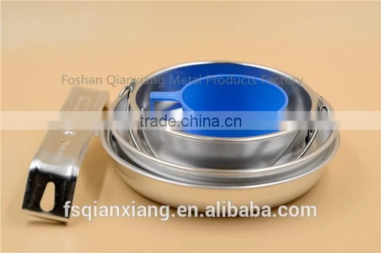 Factory direct sale silver metal pinic set quality dinnerware sets for sale