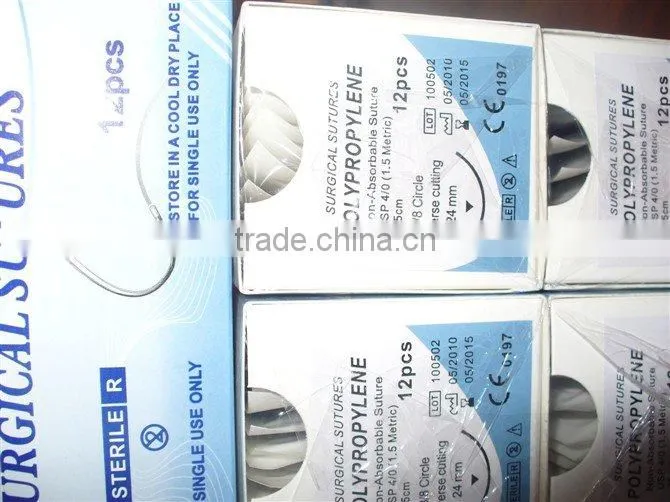 Competitive Price Nonabsorbable polypropylene suture with needle