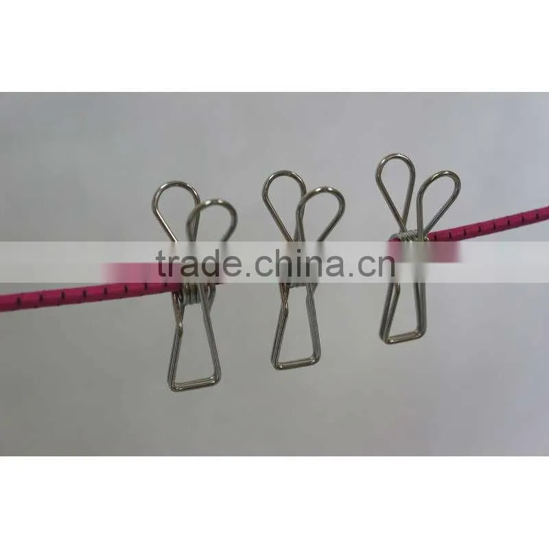 Clothes stretch digging rope with stainless steel pegs drying rope