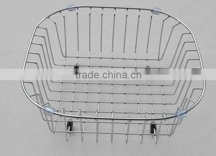 2014 China Manufacture Eco-friendly Kitchen Metal Sink Basket