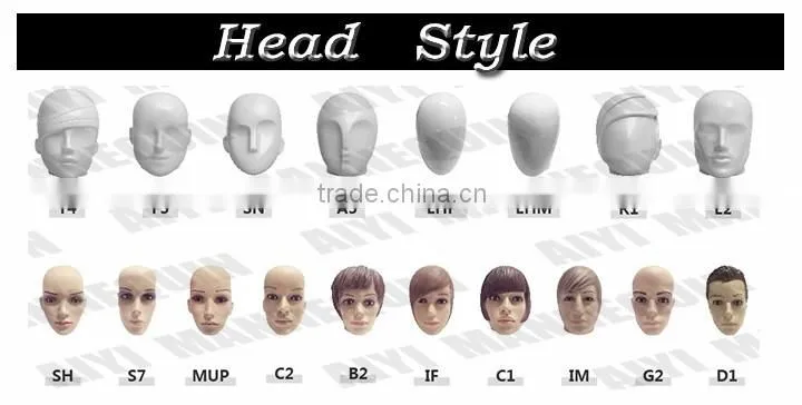 fashion store window display make up male full mannequins