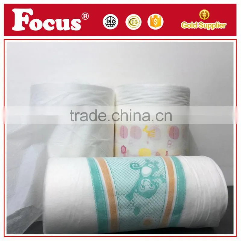 15 gsm SSS spunbond nonwoven +17 gsm breathable film clothlike film for diaper use