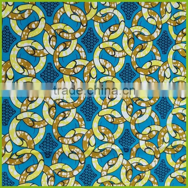 Chinese 40x40/96x96/47'' 100% Cotton African Wax Printed Fabric