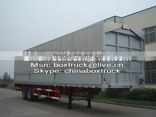 Aluminium wing van semi trailer