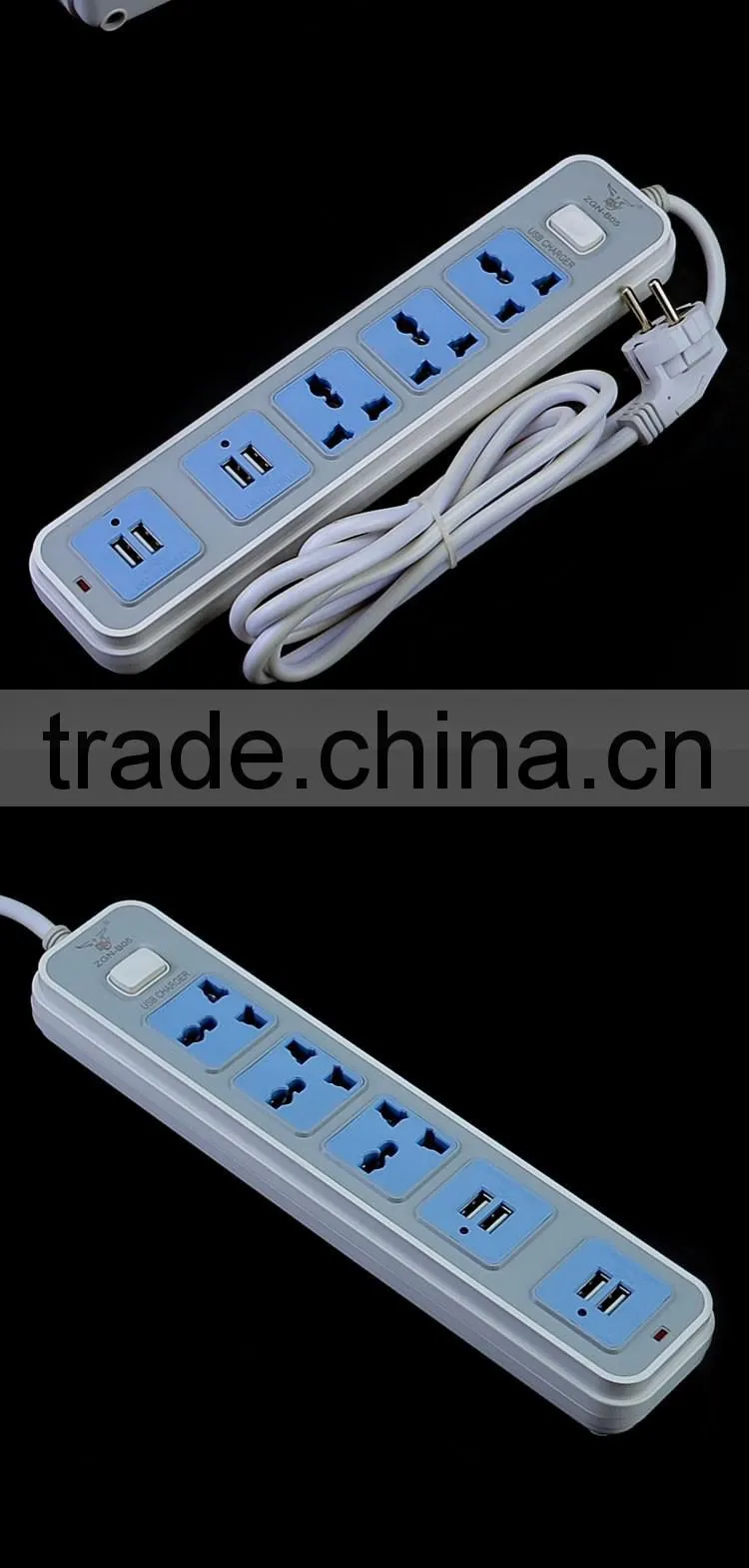 OEM battery powered plug extension switch electrical power plug and socket