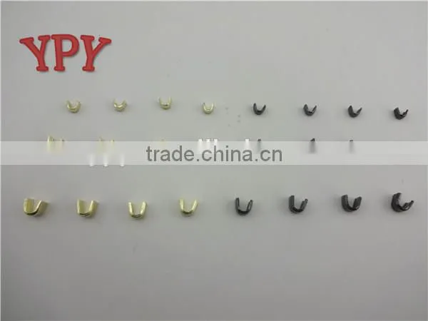 Zipper Brass Metal H Type Bottom Stop and U Type Top Stop