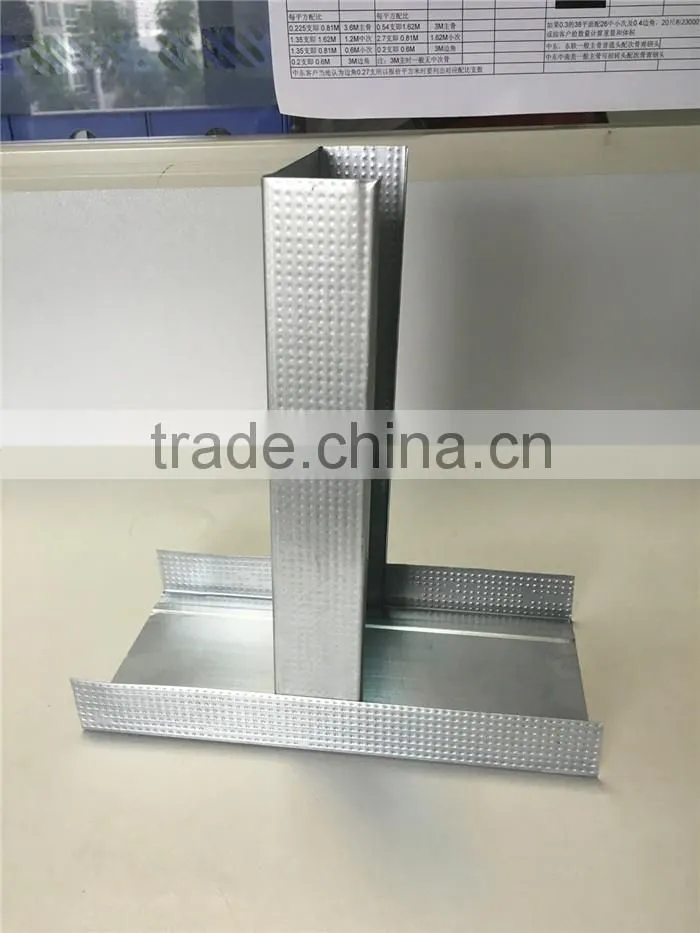 hot sales drywall Perfiles Paral base 6 y base 9 Canal base 6 y base 9
