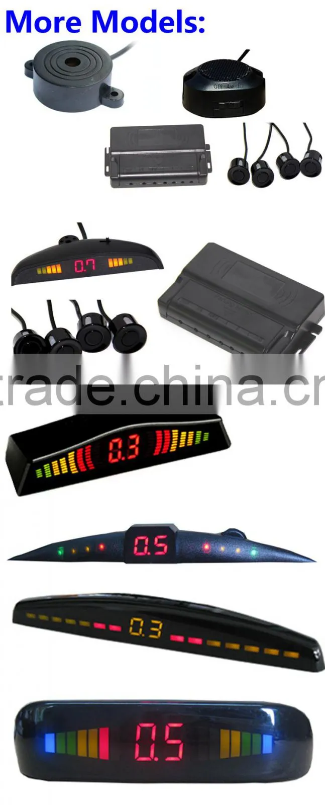 4x4 accessories ultrasonic parking sensor pdc sensor water proof parking sensor