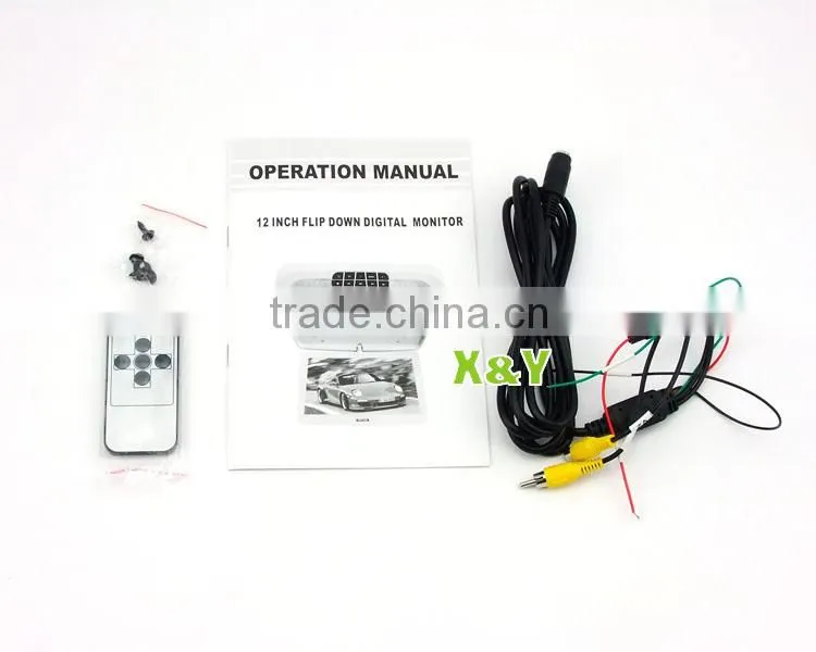18.5 inch car roof DVD monitor,18.5 inch roof flip down USB SD MP5 FM HDMI car monitor dvd player XY-186DVD