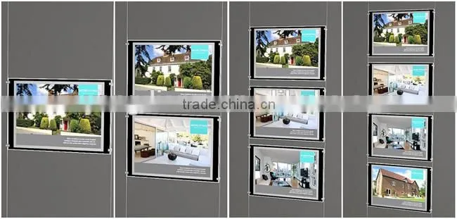 Cable Display System A3 A4 Acrylic Pocket Great For Real Estate Windows