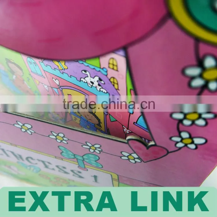 Professional High Quality Custom Coloring postcard book printing