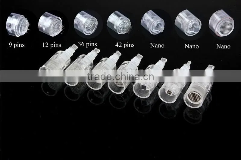 Best Microneedling pen derma roller pen Derma Microneedle Dr. Pen Rechargeable with 2 needle cartridges for scar removal