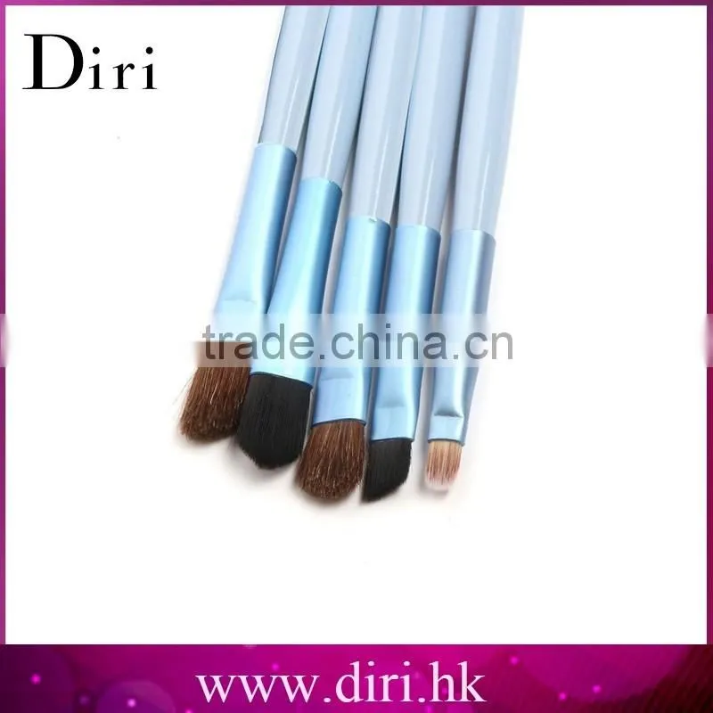 5pcs top quality goat hair cute travel makeup brush set