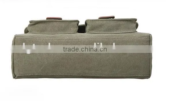 Made in china high quality Men's Vintage Canvas Messenger Shoulder Bag Crossbody Sling School Bags Satchel