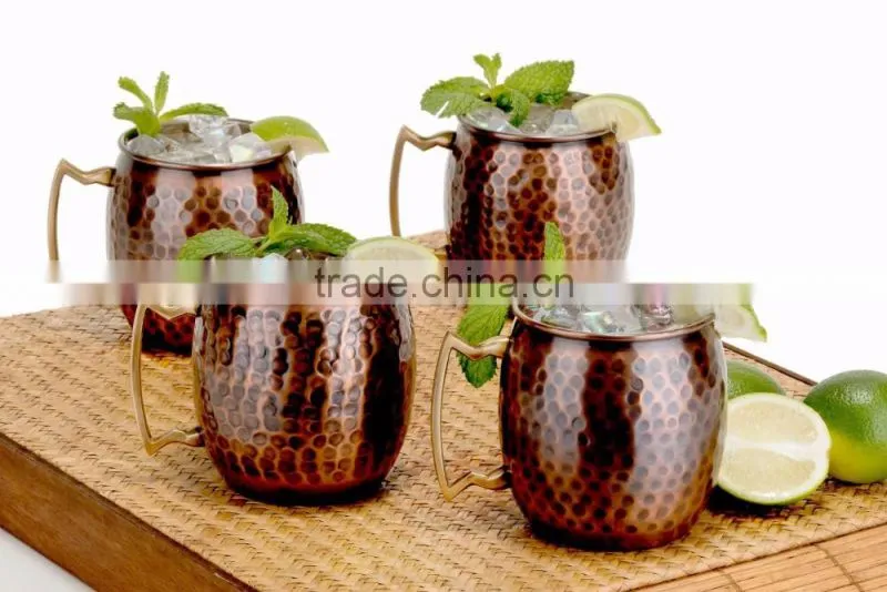 Copper Moscow Mule Mugs 16oz 18oz