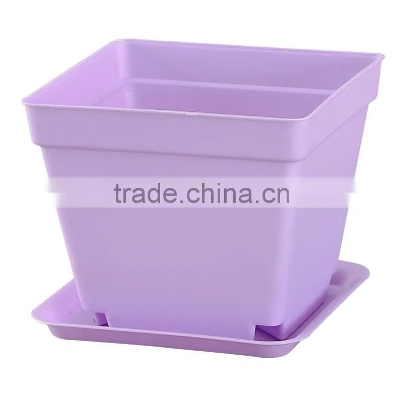 Cheap square black plastic plant flower nursery pot 10*8.5cm