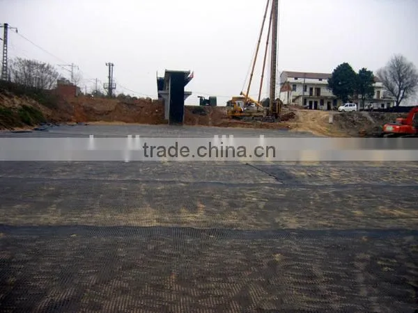 Black Poly HDPE Geogrid and PP Biaxial Geogrid