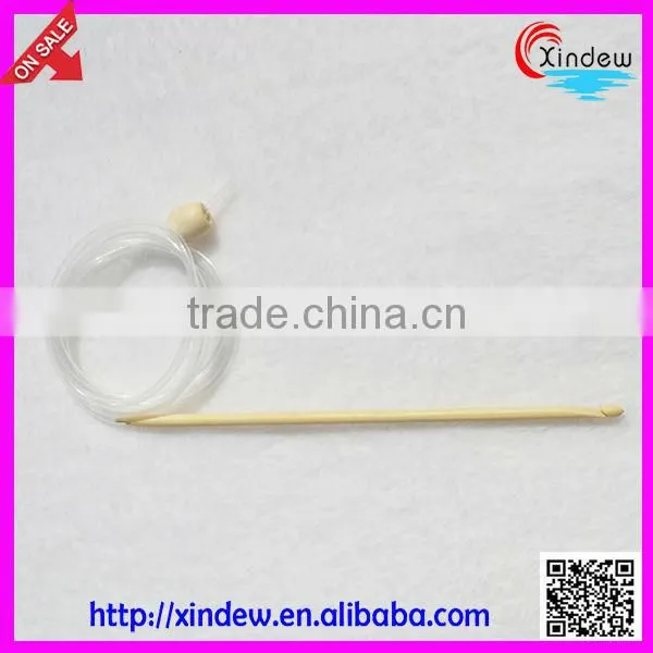 20cm animal head fancy aluminum knitting needles for children