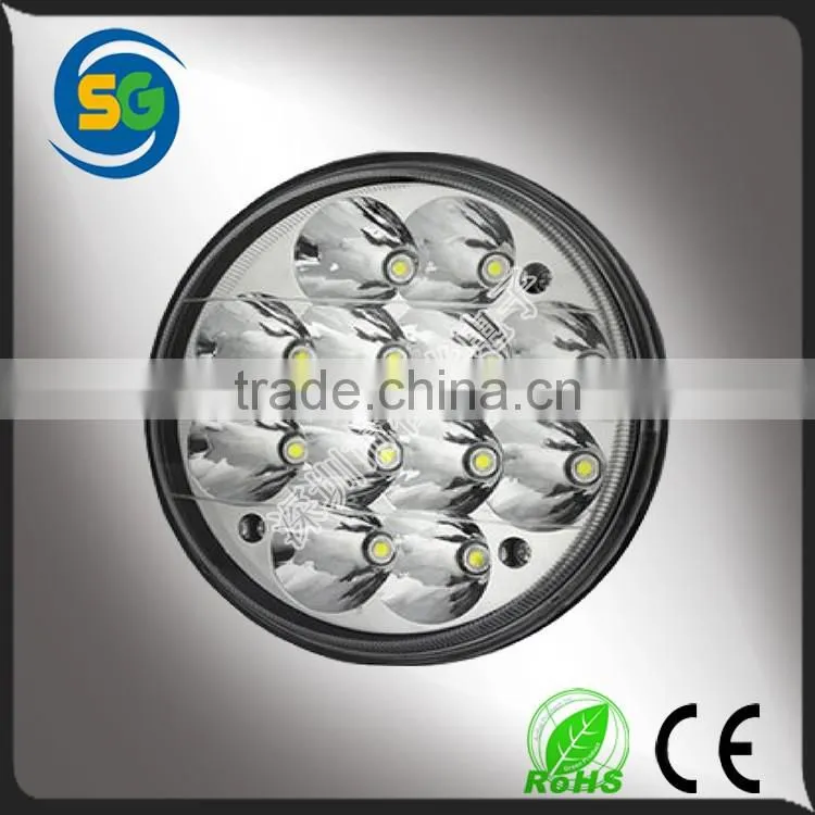 Cheap price square off road led work light truck led lighting, 36w led work light