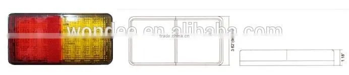 High Quality 10-30V LED Tail Light for Trailer
