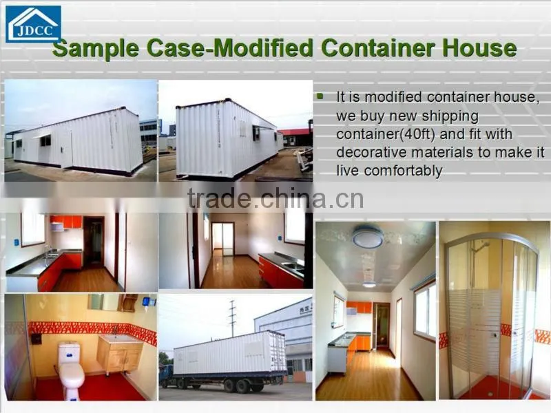 Togethered container house/prefab container