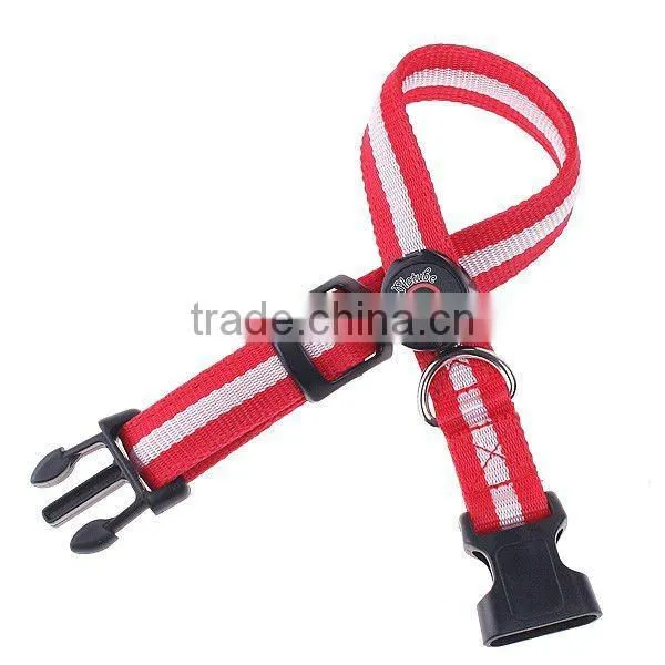 Nylon LED Dog Pet Flashing Light Up Safety Collar