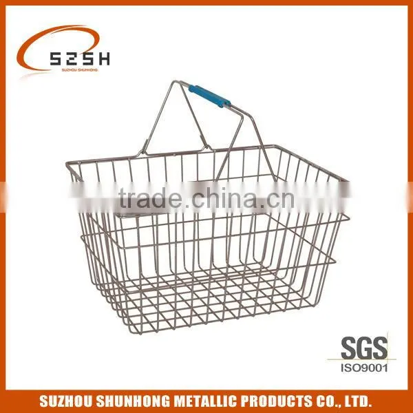 recycle wire mesh shopping basket