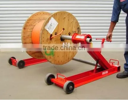 4 Tonne Scissor Lift Cable Drum Jacks Cable Drum Stand for Medium Sized Drums