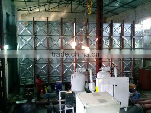 panel Type Water Tank/1.22*1.22m Galvanized Steel Plate/galvanized steel water storage tanks