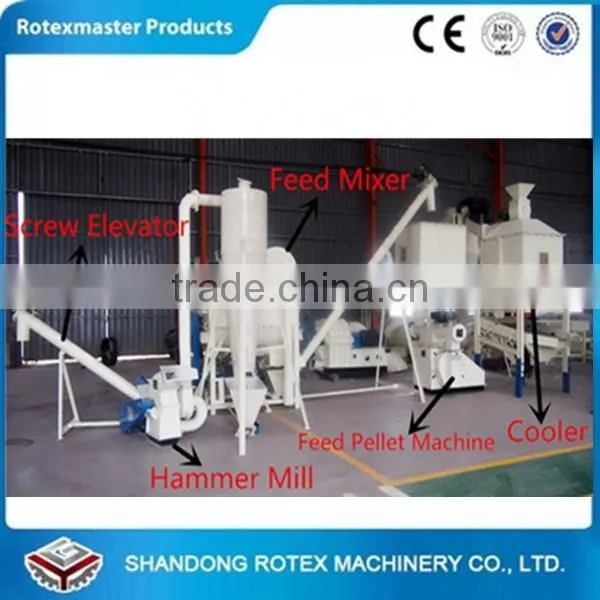 pig equipment feed pellet making machine /animal food processing machine